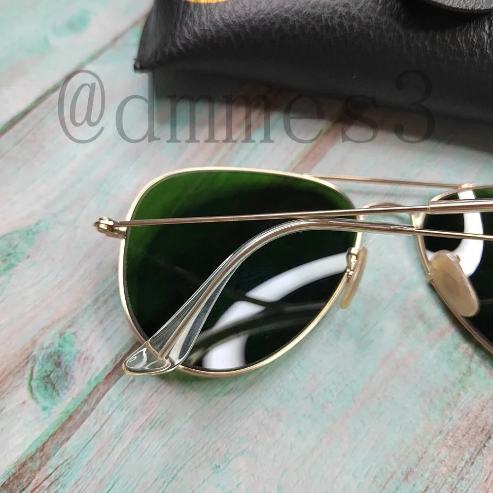 🍓Ray-Ban 3026 Purple Aviator Sunglasses 62mm - Picture 2 of 7